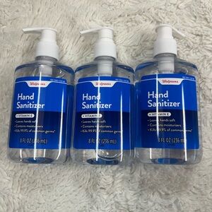 Walgreens Hand Sanitizer + Vitamin E 8 fl. oz./236mL (Pack of 3)